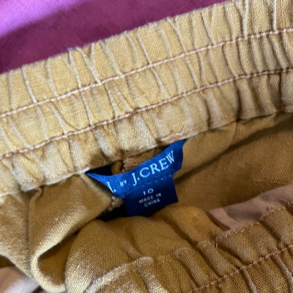 J. Crew Factory Ankle-Length Drawstring Linen Pants - Picture 4 of 5